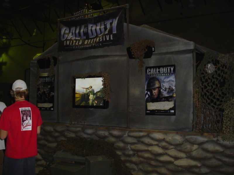 Call of Duty expansion booth.